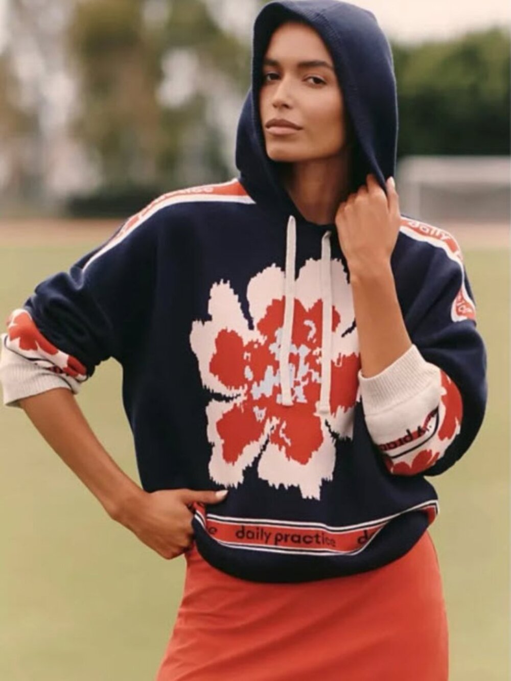 NWT Anthropologie Daily Practice Hooded Top 1X